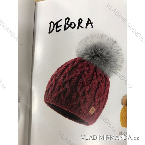 Women's winter hat (ONE SIZE) WOOLK POLISH FASHION PV419233