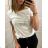 Women's short sleeve t-shirt with holes (uni s / m) ITALIAN FASHION IMT19357