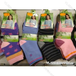 Warm bamboo socks for girls (23-30) AMZF FCB8115
