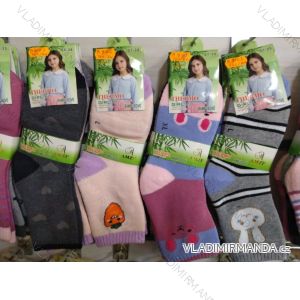 Socks warm bamboo youth girls (31-38) AMZF B8103
