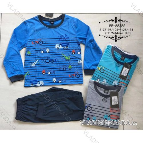 Pajamas long youth adolescent boys (98-134) N-FEEL BB-8838S
