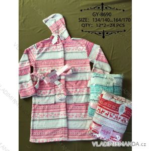 Girls' dressing gown (134-170) N-FEEL GY-8690
