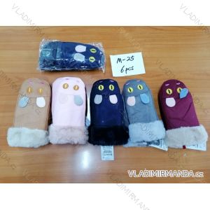 Gloves mittens for girls (ONE SIZE) DELFIN M-25-1