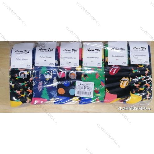 Women's low socks (35-41) AURA.VIA NC5625