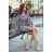 275-3 JENNY Comfortable dress with waist - panther
