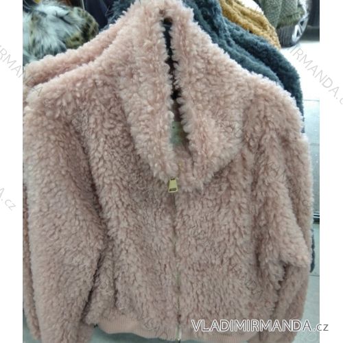 Womens sweatshirt with zip (uni sl) ITALIAN MODA IM719198