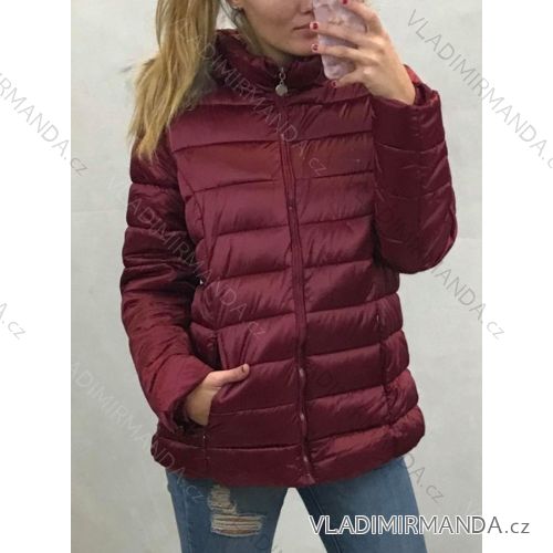 Jacket winter jacket with hood and fur women oversized (46-54) POLISH FASHION BLI19YP-18057-12