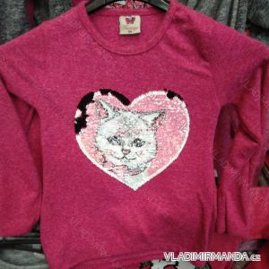 T-shirt long sleeve with sequins children's girl (104-128) TUZZY TURKISH FASHION TM219149
