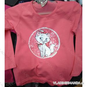 T-shirt long sleeve with sequins children's girl (98-128) TUZZY TURKISH FASHION TM219152
