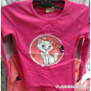 T-shirt long sleeve with sequins children's girl (98-128) TUZZY TURKISH FASHION TM219153
