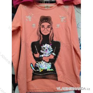 T-shirt long sleeve kids youth girl (128-164) TUZZY TURKISH FASHION TM219154

