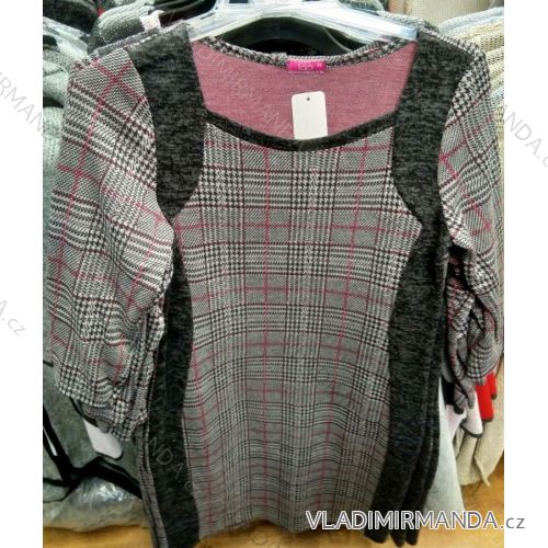 Warm women's dress oversized (44-52) POLISH FASHION PM219045