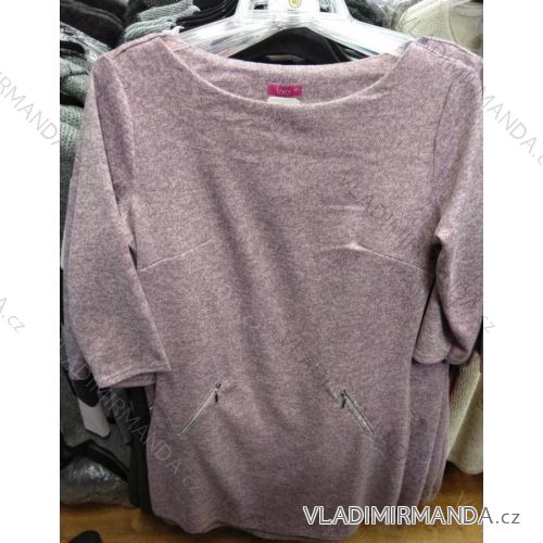 Warm women's dress oversized (40-50) POLISH FASHION PM219046
