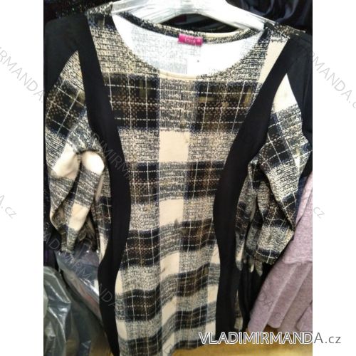 Warm women's dress oversized (44-54) POLISH FASHION PM219047