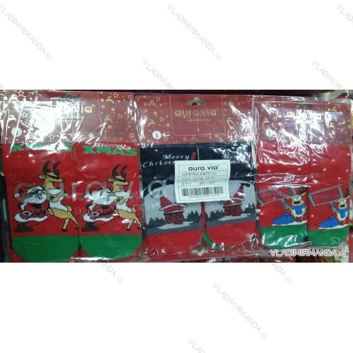 Women's socks warm Christmas motive (35-41) AURA.VIA SNZ5132