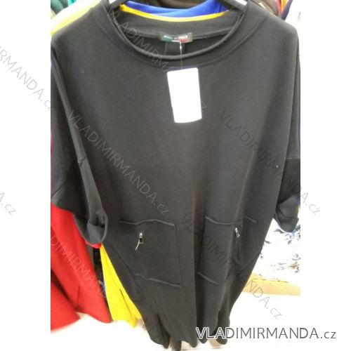 Long Sleeve Dress with Collar Ladies (uni M / L) ITALIAN FASHION IM519515