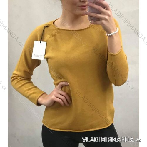 Women's warm knitted sweater long sleeve (uni sm) ITALIAN FASHION IM51931151