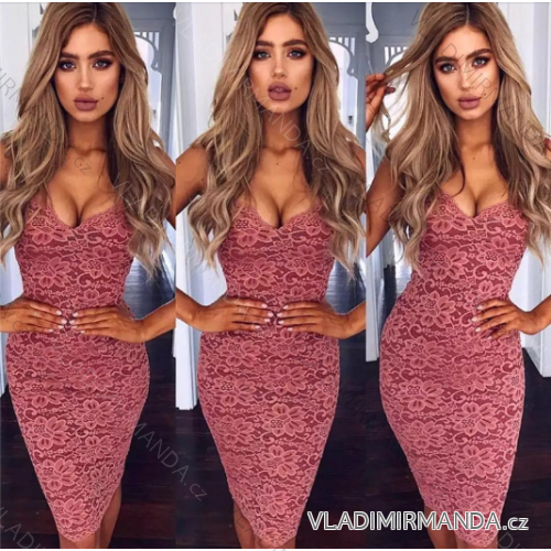 Elegant Lace Dress with Strapless (s-xl) AFASHION AF19203
