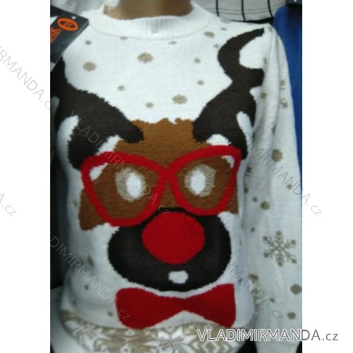 Sweater Christmas Pattern Warm Knit Long Sleeve Ladies (s-xl) TURKISH MODA MA719012