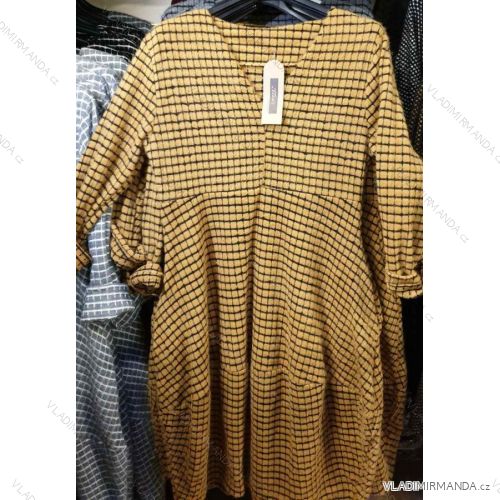 Women's Dress Warm Long Sleeve Oversized (uni XL / 2XL) ITALIAN FASHION IM12190107
