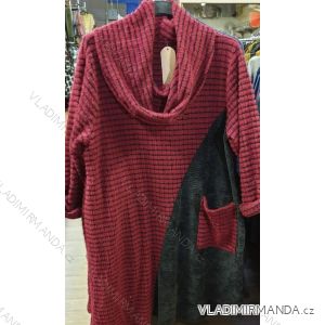 Warm Long Sleeve Dress with Pocket Women's Plus Size (uni XL / 2XL) ITALIAN FASHION IM12190115
