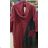 Warm Long Sleeve Dress with Pocket Women's Plus Size (uni XL / 2XL) ITALIAN FASHION IM12190115
