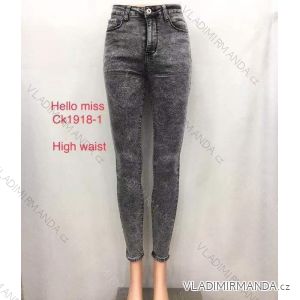 Jeans jeans high waist long womens (25-31) HELLO MISS MA519CK1918-1
