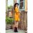 SOFIA Butterfly dress - honey color
