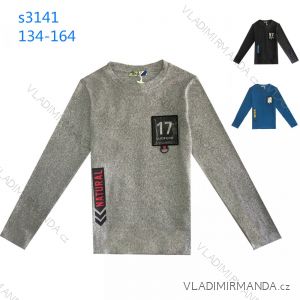 T-shirt with 3D picture long sleeve youth boys (134-164) KUGO S3141
