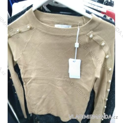 Women's knitted long sleeve sweater (uni sm) ITALIAN MODA IM919802