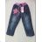 Rifle jeans kojenecké dětské dívčí s beránkem (1-4 roky) ALYS RT23002
