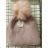 Knitted winter hat (uni) ECHT PF006