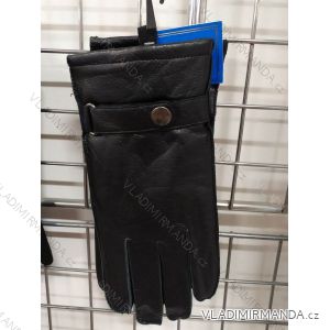 Women´s gloves warm winter leatherette (ONE SIZE) ECHT ECHT19007
