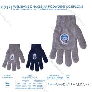 Boys' finger gloves (14-16 cm) YoClub PV319R-213
