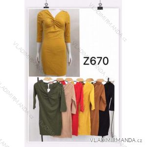 Dress 3/4 sleeve women (s-xl) M.B.21 MA719Z670
