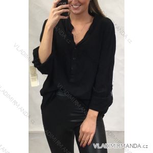 Tunic Shirt 3/4 Long Sleeve Ladies (uni xl / 2xl) ITALIAN FASHION IM1219104