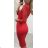 Elegant women's long sleeve dress with belt (uni s / m) ITALIAN FASHION IM919960