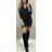 Dress long sleeve S BROWN (uni s-M) ITALIAN FASHION LEU190910y08
