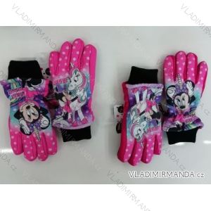 Girl´s ski gloves minnie mouse (3-8 years) SETINO MIN-A-GLOVES-117