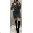 Ladies long sleeve dress (uni sl) ITALIAN LEU1811H0034 UNI S / M Gray dark