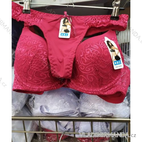 Bra + thong with lace PRA19015
