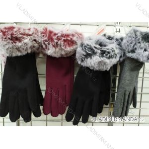 Gloves with fur winter women's (ONE SIZE) ECHT ECH19BD002
