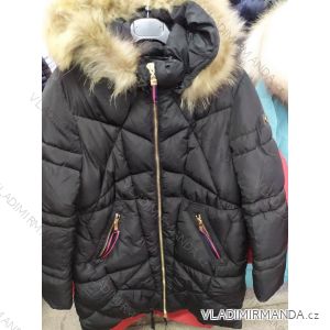 Jacket with fur winter women (uni xl-3xl) ITALIAN MODA IM719460
