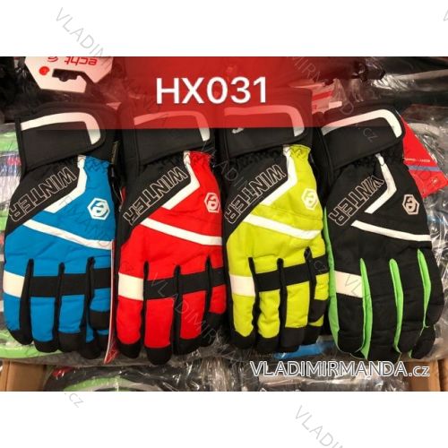 Rukavice šusťákové zimní lyžařské dámské a pánské (M-2XL)  ECHT ECHT22HX031