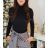 Roller long sleeve ladies viscose (uni sl) ITALIAN Fashion IM318625 white