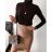Roller long sleeve ladies viscose (uni sl) ITALIAN Fashion IM318625 white