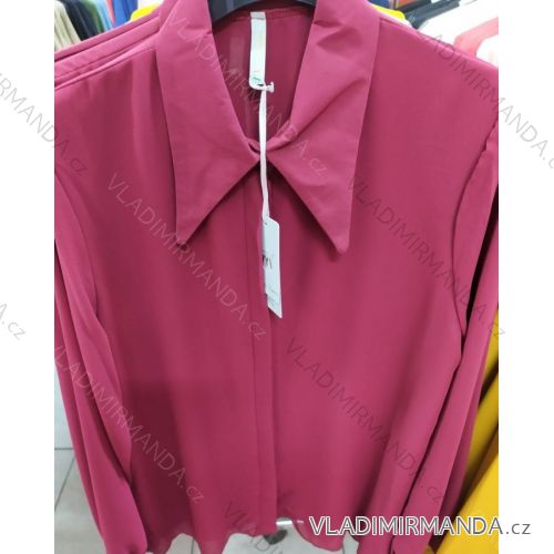 Blouse All Shirt Long Sleeve Ladies (uni s-l) ITALIAN FASHION IM720002
