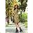 277-1 Dress with turtleneck and pockets - braid
