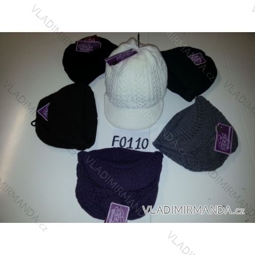 Women's knitted hat with universal ECHT FO110 peak
