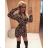 Elegant Women's Dress Leopard Pattern (uni s-m) Polish MODA LML20001
